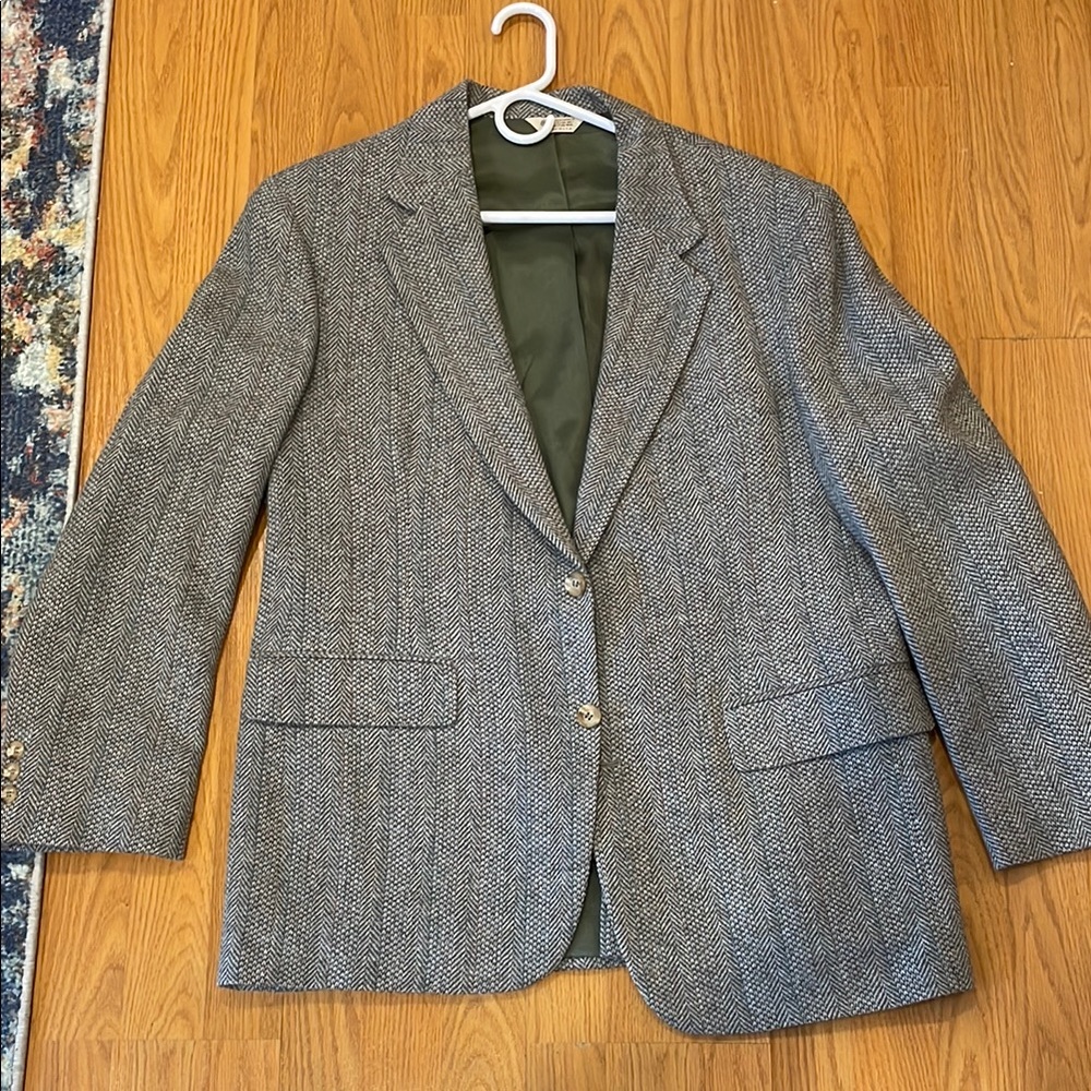 Men’s Wilson’s Gray Herringbone Blazer